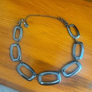 Dana Buchman Gunmetal necklace 17”